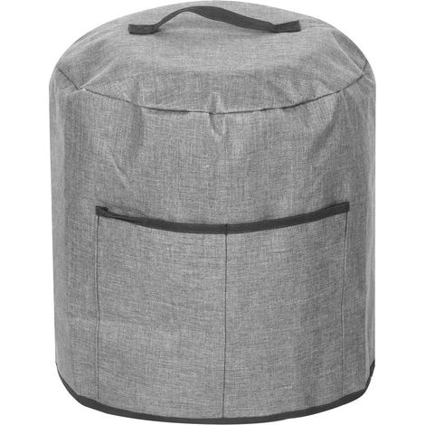 Housse de protection ronde pour autocuiseur, sac de protection pour friteuse à air, avec poche, accessoire pour appareils de cuisine, adapté aux appareils électroménagers tels que friteuse à air, cuis (1/5)