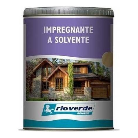 Renner vm 750ml impregnante a solvente per interni ed esterni, colori disponibili mogano (1/3)