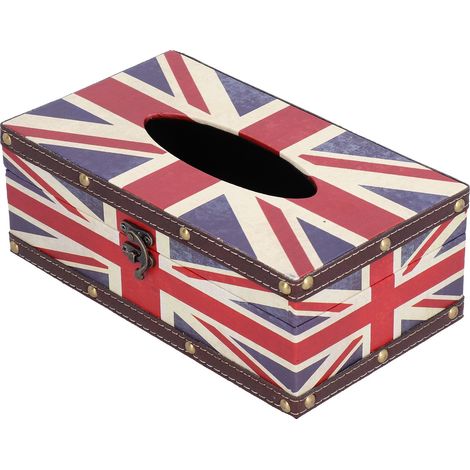 Vintage-Taschentuchbox, zarte Aufbewahrungsbox für Servietten und Servietten, ideal für Badezimmer und Schminktisch (1/5)