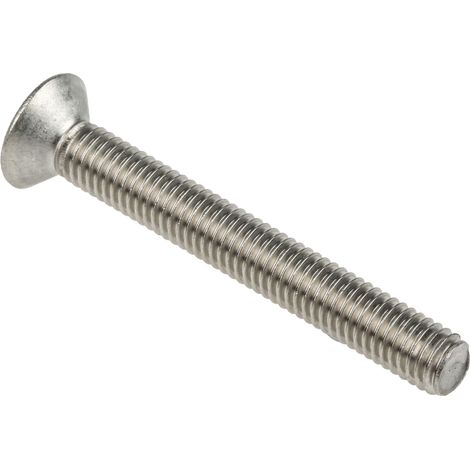 Vis à six pans creux, M5 x 40mm, tête Vis fraisée à tête creuse hexagonale, en Acier Inoxydable ( Prix pour Sachet de 50 ) (1/4)