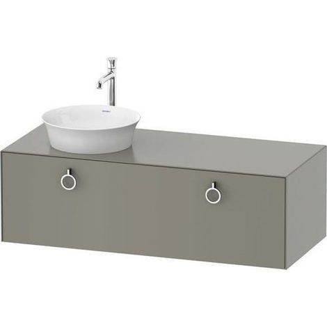 Meuble sous-vasque WHITE TULIP 1300x550mm 1 tiroir coulissant. Non nous sdm ES NB milieu