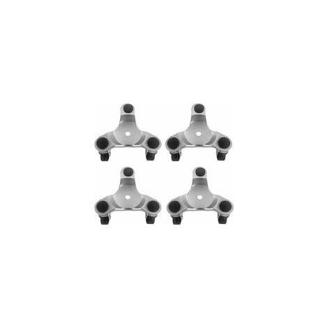 Lot de 4 tri-dollies en acier 152 mm, capacité 90 kg, pour déplacer meubles et appareils électroménagers – (1/5)
