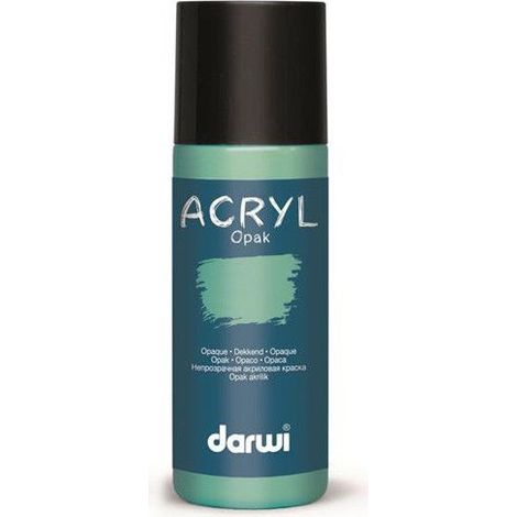 Peinture Acrylique - DARWI - DA0220080640 - Vert menthe - 80 ML - Opaque et résistante à la lumière (1/2)