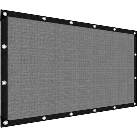 1 Voile d'ombrage 3x4m, Filet solaire renforcé, Œillets métalliques, Jardin, Terrasse (1/5)