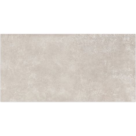 Carrelage effet Béton Beige Sable 151x75,5x0,9 cm In&Out Sorelan - Sol et mur intérieur et Sol extérieur (vendu par carton de 2,28 m²) - RO'MA CARRELAGE
