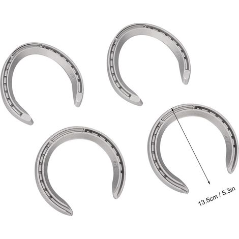 [Juego de herraduras] [Aleación de aluminio] [Tipo 6] [Juego de accesorios de equitación de 4 piezas] (1/5)