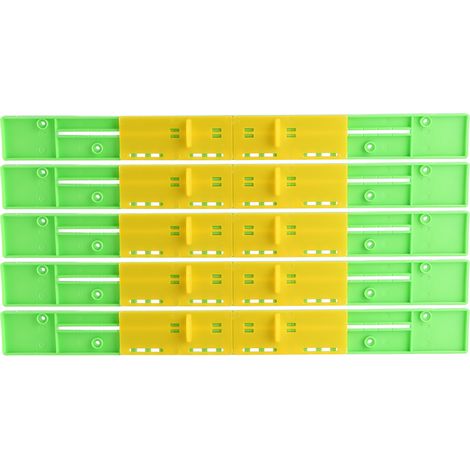 Lot de 5 portes d'entrée de ruche résistantes, anti-évasion, outil en plastique pour apiculteur (10 cadres pour ruches chinoises et européennes de 41 cm) (1/5)