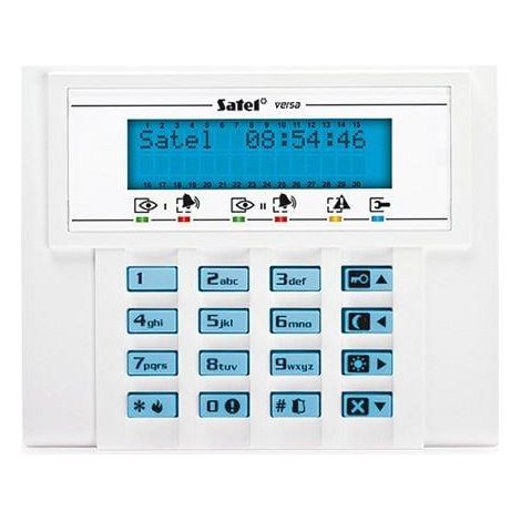 Satel Int Sz Bl Tastatur Schwarz für Steuergerät