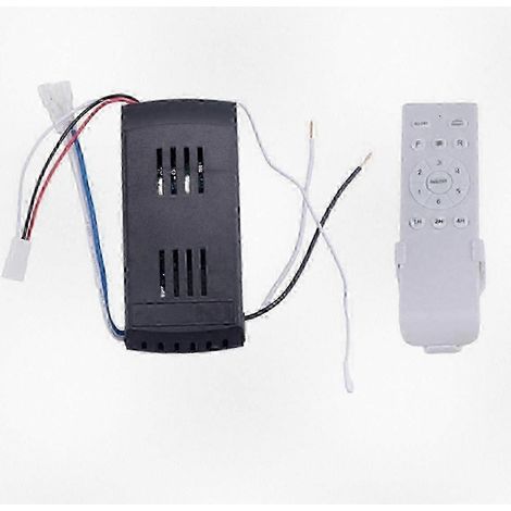 Télécommande universelle pour ventilateurs de plafond à courant continu, avec minuterie à 6 vitesses. (1/5)