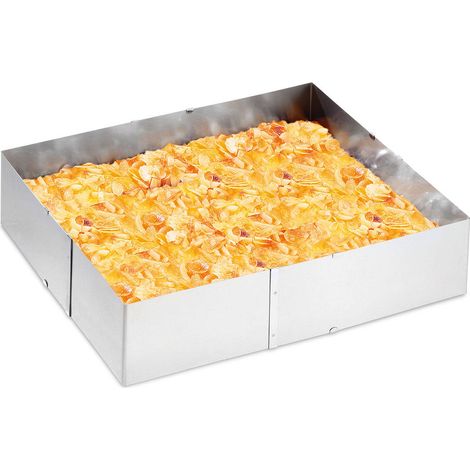 Gefu Cadre Extensible Inox pour Gâteaux et Pizzas (1/4)