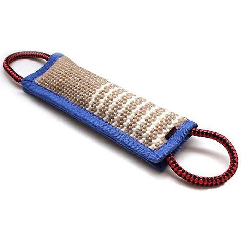 Coussin à mâcher en jute pour l'entraînement des chiens, jouet à tirer, manchon à mâcher résistant, équipement de dressage pour chiots et animaux de compagnie. (1/5)