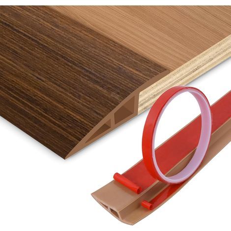 Bandes de transition pour sols, rampes de seuil, bordures de moquette autocollantes, garnitures de porte pour sols stratifiés, sols, carrelages (200 cm) (1/5)