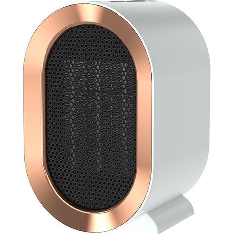 Fan Heater - 1200W Energy Saving Small Portable Ceramic Space Heater for Bathroom and Office with White Air Filter. (1/4)