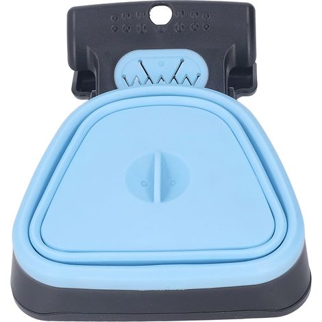 Tragbare Hundekotschaufel, handliche Hundekotschaufel mit Müllbeutel, blau (1/5)