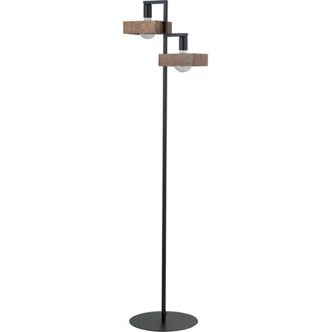Lampada da terra boho loft nera 2xE27 Robin Sigma Lighting