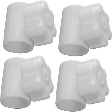 4pièces Support De Parasol Fixation De Tige pour Parasol De Jardin Connecteur De Base Installation Facile Et Stable Accessoire De Terrasse Aux Intempéries (1/5)
