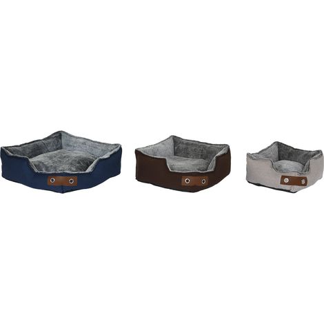 Cama Mascota Set 3 Poliester 60X60X20 Azul Marino RM205862 (1/5)