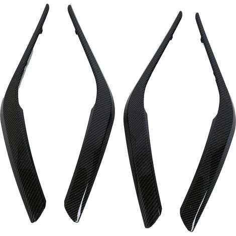 Pièce intérieure de poignée de repose-bras pour BMW X1 (E84) 2010-2016 - Lot de 4 - Fibre de carbone (1/5)