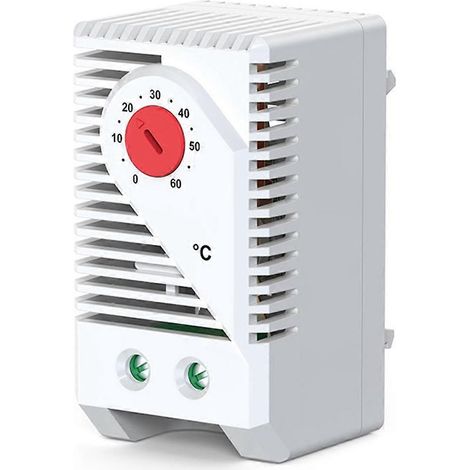 Thermostat et régulateur d'humidité à interrupteur mécanique NO NC 0-60 pour armoire, 250 V CA, 10 A, KTO011 (1/5)