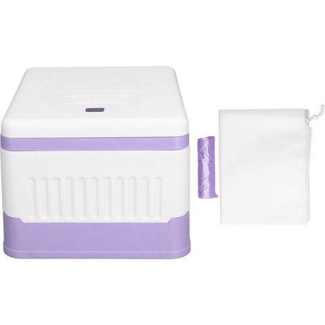 Potty Portable Enfant Léger Pliable Épais pour Voyage Camping Urgence Extérieur Violet (1/5)
