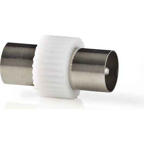 Adaptador de antena y satelite iec coaxial hane iec coaxial hane chapado en oro 75 ohmios rak metal plastico vitamina 1 cerrar