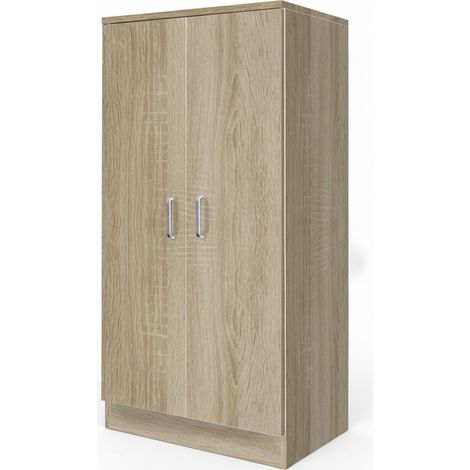 Mobile Multiuso Salvaspazio Armadio Scarpiera Dispensa Bagno Legno rovere