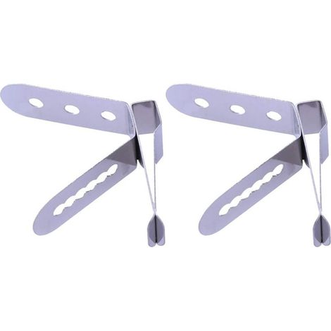 Lot de 2 pinces pour sonde de température de barbecue, fixation pour viande et cuisson au grill, mesure précise (1/5)