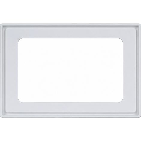 Plaque cadre 2 postes 80120mm série SK PC ignifuge Soft Touch White 18 × 11 × 8 cm – Livraison gratuite (1/5)