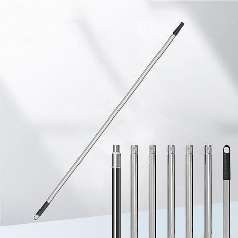 Perche D'Extension TéLescopique, 280Cm Tige TéLescopique Pour Rouleau Peinture Rallonge Pour Rouleau à Peinture, Perche Peinture, PoignéE D'Extension De Peinture En Acier Inoxydable (280Cm) (1/5)