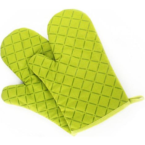 Surface en silicone antidérapante résistante à la chaleur et doublure en coton doux VERT (1/5)
