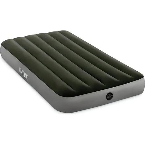 Intex 64777 Matelas gonflable vert Fiber-Tech confort