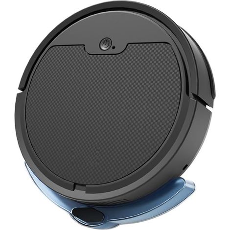 Robot aspirateur laveur intelligent, nettoyage automatique, recharge autonome, avec réservoir, appareil ménager noir (1/5)