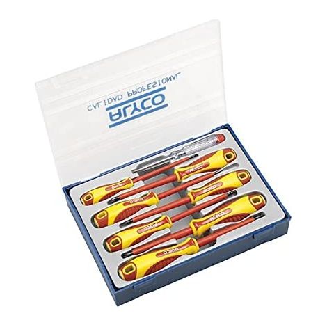 JEU DE 8 TOURNEVIS ISOLÉS