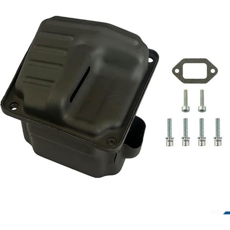 Silencieux Double Orifice pour Tronçonneuse MS460(muffler set) Compatible modèles 044, 046, MS440, MS460, remplacement pour précis, réduction sonore pour efficace, métal robuste (1/5)
