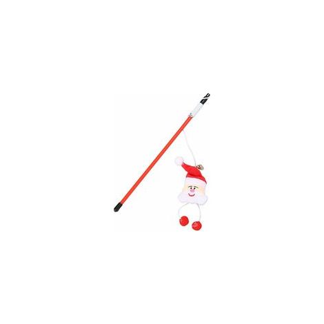 Canne à pêche pour chat, jouet interactif, série Noël, Père Noël – (1/5)