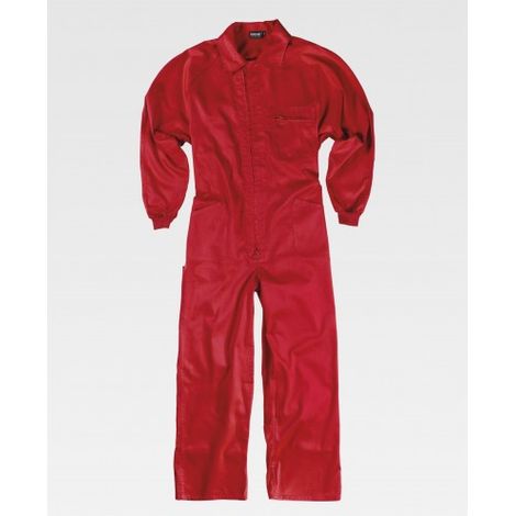Buzo industrial WORKTEAM B2000 con manga tipo ranglán 66 Rojo
