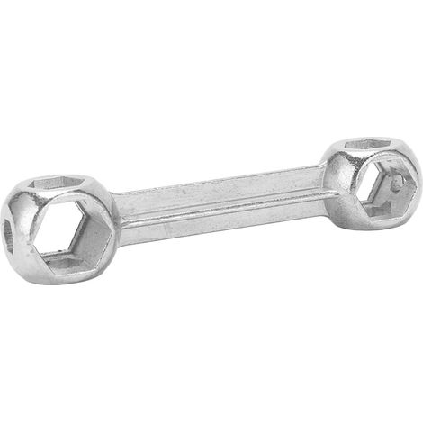 Clé à vélo portable 10 en 1 de 6 à 15 mm en acier inoxydable, avec clé hexagonale pour la réparation de vélos (1/5)