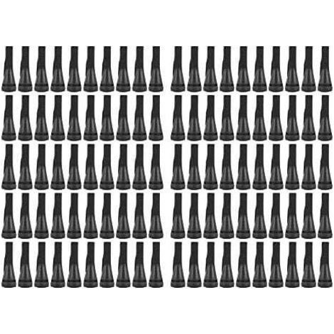 100 PCS Chicken Plucker Fingers for Poultry Plucker Machine, Hair Removal in Poultry Epilator Rubber Finger Plucker Picker for Chicken, Duck, Goose Feathers (Black) (1/4)