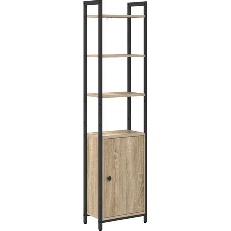 Maison Exclusive - Bücherregal Sonoma-Eiche 40 x 24 x 161 cm Holz