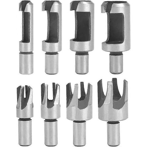 Kit de menuiserie Superma, modèle 2025, 8 forets à chevilles en acier au carbone de 6 mm, 10 mm, 13 mm et 16 mm (1/5)