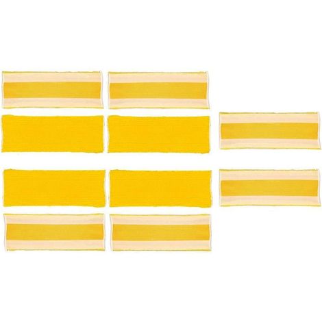 Pièces détachées pour nettoyeur vapeur Karcher SC1 SC2 SC5 SC3 SC7 : balai vapeur en éponge jaune (lot de 10). (1/5)