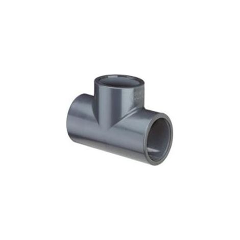 Plasson - Té FF PVC 90° Ø75mm - 504075 (1/2)