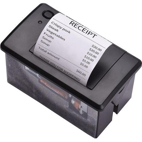 Integrierter Thermobondrucker, 58 mm Mini-Druckmodul, geräuscharm, mit USB/RS232/TTL-Seriell-Anschluss