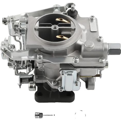 Carburador, construcción robusta de aleación de zinc, placa base de 44x80 mm, diámetro del venturi de 21/25 mm, voltaje de entrada de 12 V CC, compatible con Compact Sedan 3K 4K (1968-1978). (1/5)