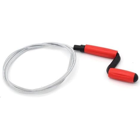 Déboucheur de canalisations à manivelle, déboucheur de canalisations, sonde de débouchage de canalisations, déboucheur de canalisations pour travail manuel (5 mètres x 5 mm) (1/4)