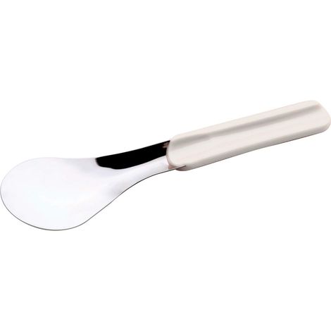Piazza Spatola per Dolci e Gelato 25 cm in Acciaio Inox e Plastica - Paletta Gelato Professionale per Gelaterie, Bar, Pasticcerie e Ristoranti dal Design Moderno Made in Italy