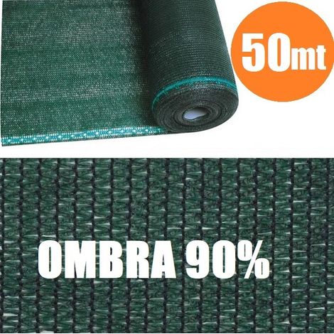 ROTOLO 50mt TELONE OMBREGGIANTE FRANGIVISTA VERDE - H 200 - PER RETE METALLICA (1/3)