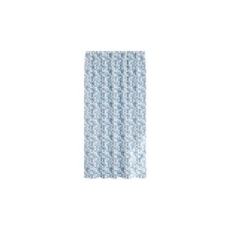 Gedy Duschvorhang Tropical Aus PEVA 120x200 Cm Hellblau/Gelb