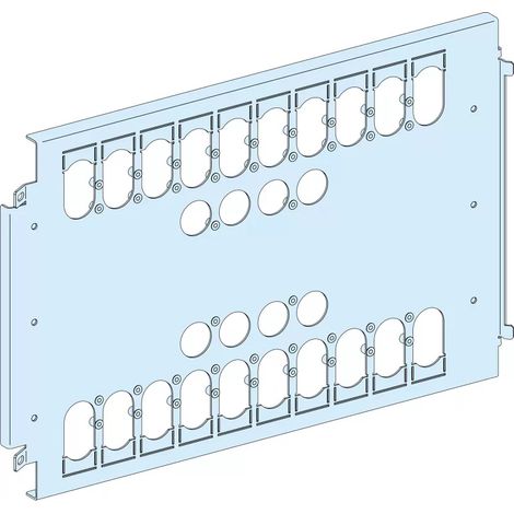 Montageplatte Schneider Electric prisma set-p vertikal 650 mm (1/3)