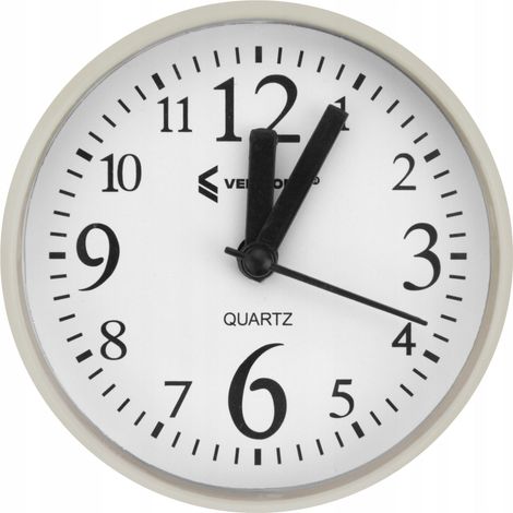 Horloge ronde sur pied, réveil à piles, mélange (1/5)